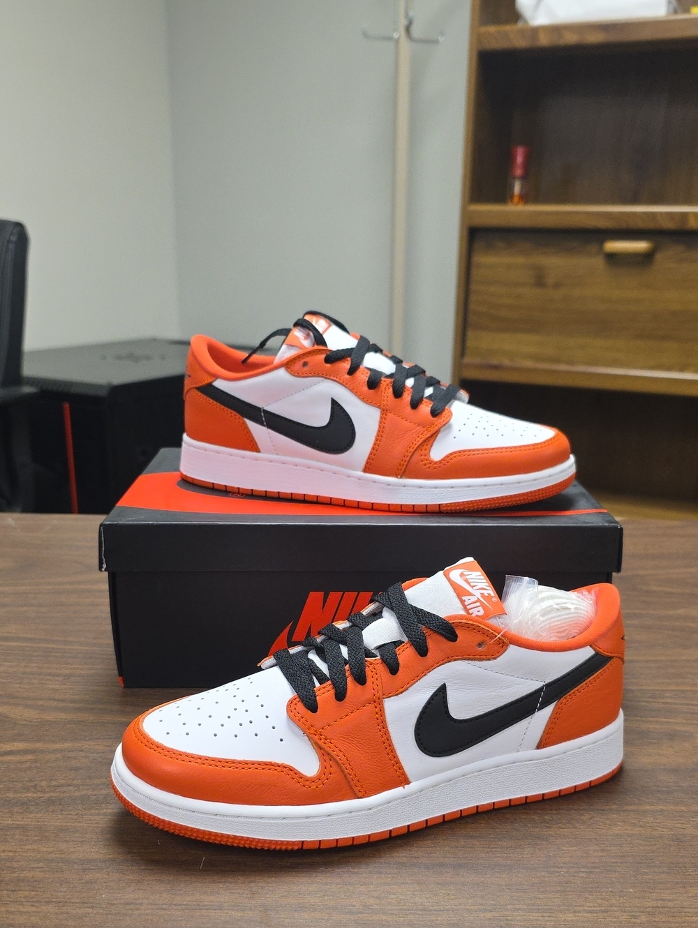 Jordan 1 Low OG (GS) "Starfish" 2021 CZ0858-801 Women's 8.5 New